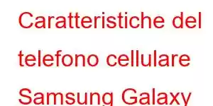 Caratteristiche del telefono cellulare Samsung Galaxy M02