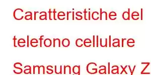 Caratteristiche del telefono cellulare Samsung Galaxy Z Fold8