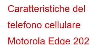 Caratteristiche del telefono cellulare Motorola Edge 2025