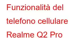 Funzionalità del telefono cellulare Realme Q2 Pro