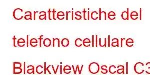 Caratteristiche del telefono cellulare Blackview Oscal C30