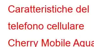 Caratteristiche del telefono cellulare Cherry Mobile Aqua S10 Pro 5G