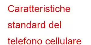 Caratteristiche standard del telefono cellulare vivo Y3