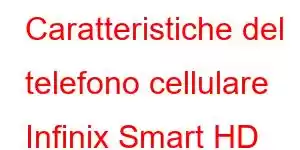 Caratteristiche del telefono cellulare Infinix Smart HD 2023