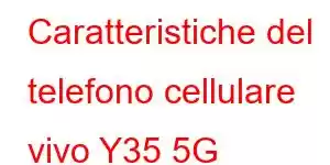 Caratteristiche del telefono cellulare vivo Y35 5G