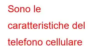 Sono le caratteristiche del telefono cellulare Y36