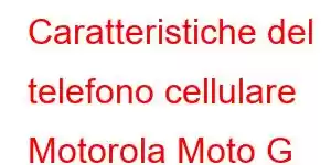 Caratteristiche del telefono cellulare Motorola Moto G Power 2023