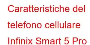 Caratteristiche del telefono cellulare Infinix Smart 5 Pro