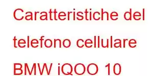 Caratteristiche del telefono cellulare BMW iQOO 10 Legend