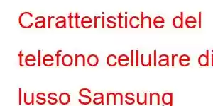 Caratteristiche del telefono cellulare di lusso Samsung Galaxy S Light