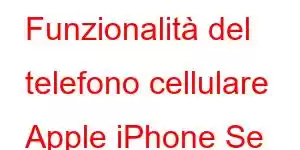 Funzionalità del telefono cellulare Apple iPhone Se 2020